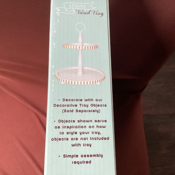 Huntington Home Spring Tiered Tray New In Box - Picture 10 of 10